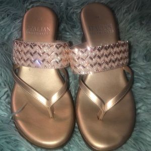 Italian made ladies sandals with bling!